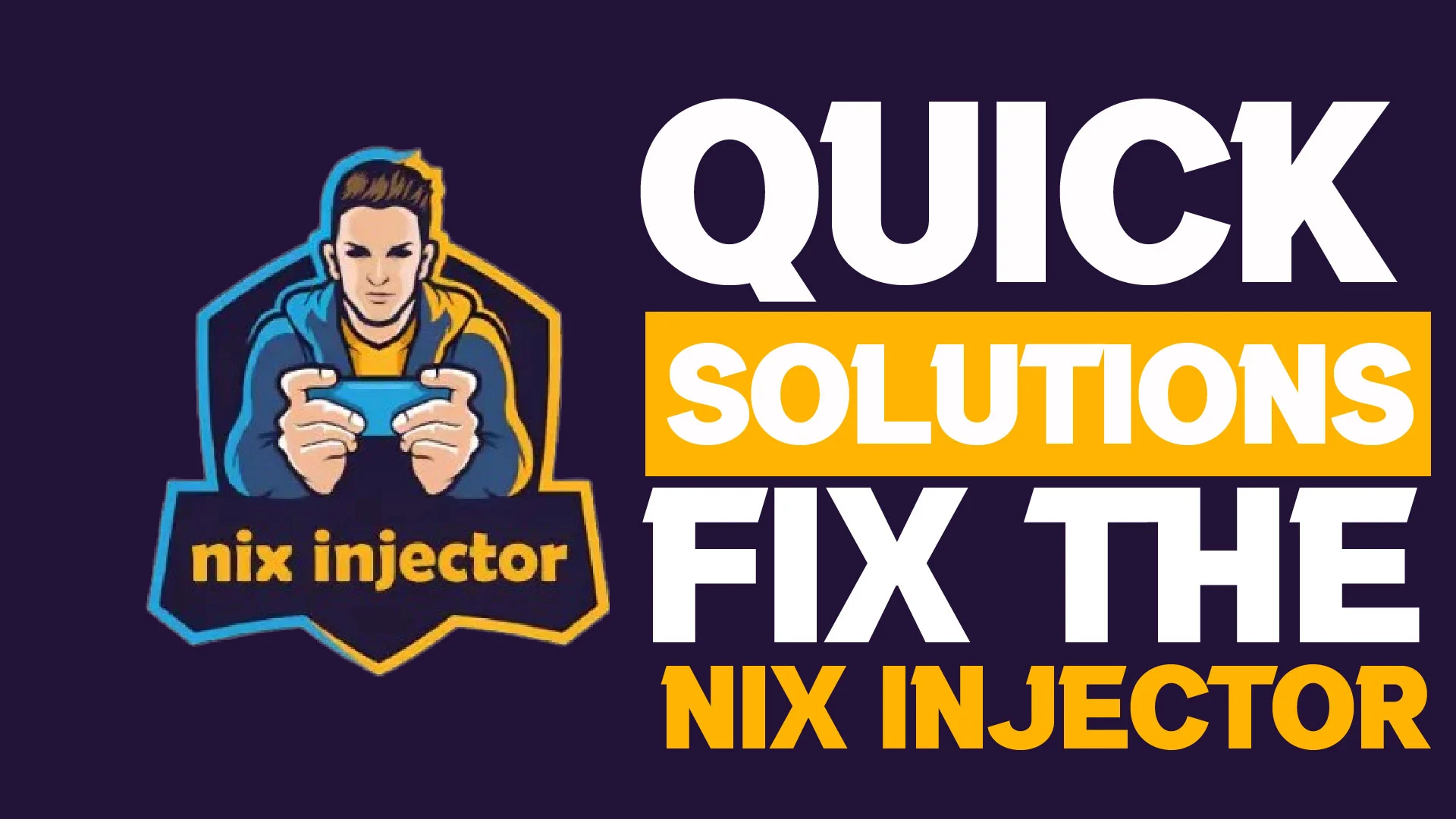 Nix Injector crashing solutions